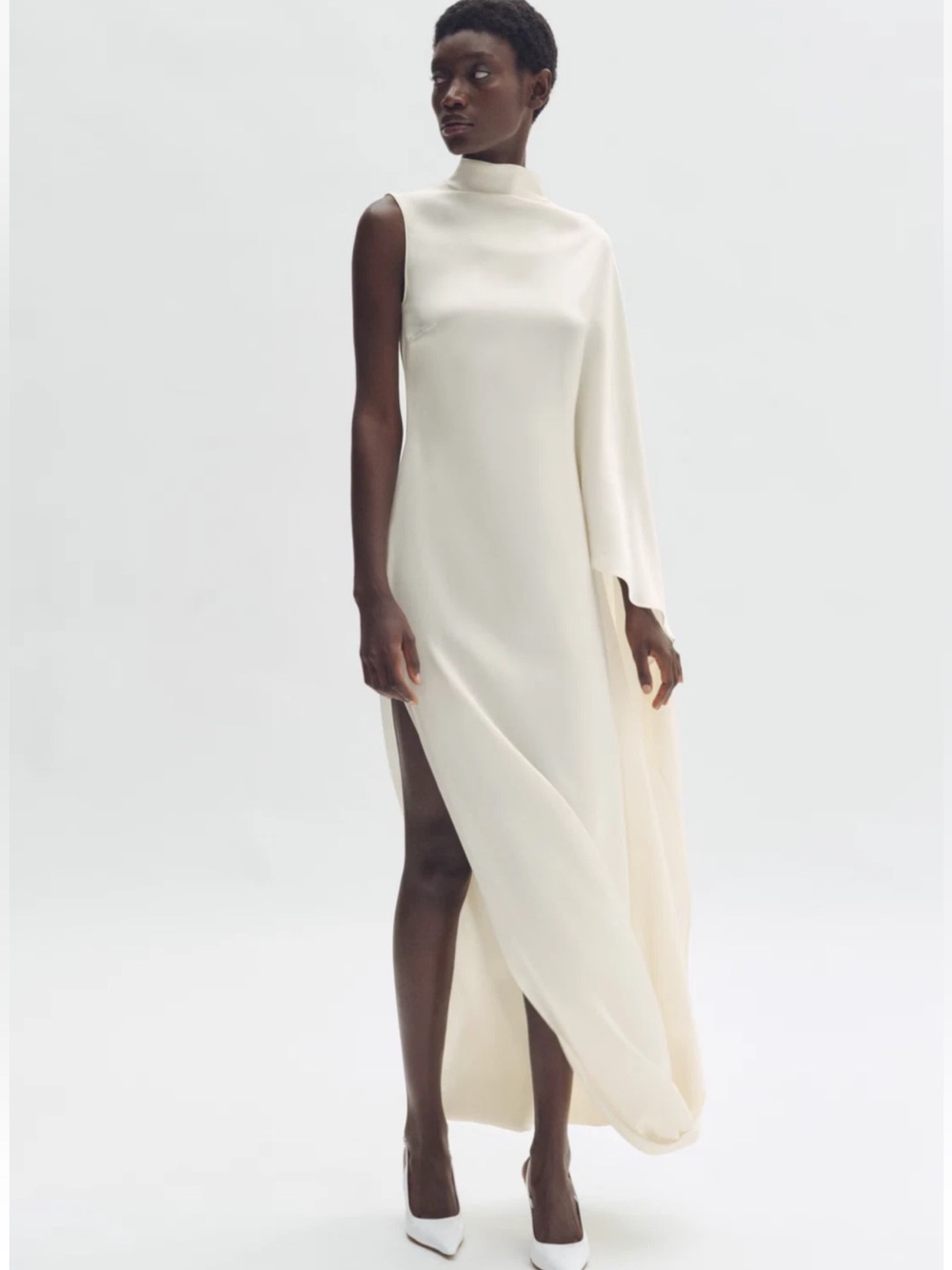 Stella McCartney x H&M Limited Edition Satin Cape Dress - Picture 3 of 7